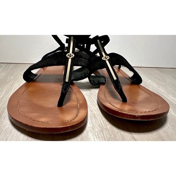 Tory Burch T Logo Thong Sandals 7.5 - Picture 2 of 6